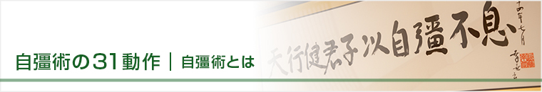 自彊術の31動作